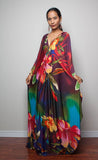 Fongt Robe Beach Coat Beach Vacation Sunscreen Long Dress Bikini Blouse Swimsuit Over A