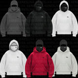 Fongt Double Hat Unique Design Hooded Hooded Jacket Autumn And Winter New Men's And Women's Same Loose Y2K Jacket