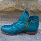 Boots 2020 Spring Genuine Leather Female Short Boots Suede Women Booties British Zipper Retro Trend Women Naked