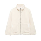 Fongt Explosion Women's Street Fashion With Loose Zipper Coat