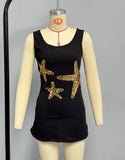 Fongt Explosion Women's ZA Summer New Fashion Slid Embroidered Mini Dress
