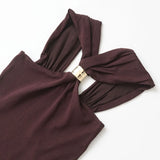 Fongt Homemade New Women's Classic Gold Collar Knitting Top 4938116
