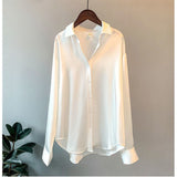 Fongt Denatry Shirt Female Design Sense Of Niche 2025 Spring And Summer Sunscreen Feeling Retro Port Taste Shirt Top