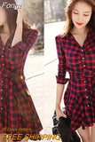 Womens Lady Long Sleeve Ruffles Office Ladies Casual Flannel Plaid Check Button Down Top Layer Shirt