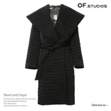 Fongt Autumn And Winter Heavy Industry Embroidery Cotton Loose Plate Cape Wind Coat Cotton Coat 1705