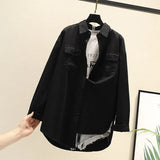 Blouses Shirts Tunic Womens Tops And Blouses 2020 Womenswear Long Sleeve Clothing Button Up Down White Double Pockets