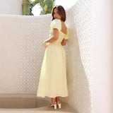Fongt Spring And Summer Sexy Sex Hollow Female Senior Sense Body Out-Back Vacation Style Long Dress