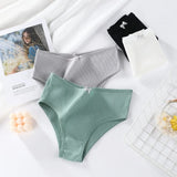 Women Cotton Panties Briefs Seamless Underwear Sexy Panties Female Underpants Comfort Intimate Briefs Ladies Sexy