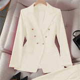 Fongt Suit Retro Coat Stylish 2025 Spring And Autumn Women's Korean Edition Casual Design Serie Swear Set