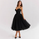 Fongt New Sexy Slings Bare Back Casual Dress INS Dress Dress Christmas Banquet