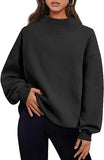 Fongt Fashion Casual Velvet Dress Women's Thick Half-High Collar Loose Women's Clothing In Autumn And Winter 2025