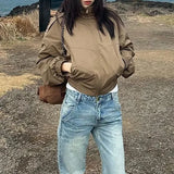 Fongt Female Burst Small Man Showing Thin Port Wind Reduction In The Spring And Autumn Coat Design Is Unique And Stylish Short