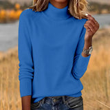 Fongt Sheintemu West Wind Long Sleeve Autumn Winter Turtleneck Sweater Women's Clothing
