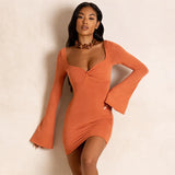 Elegant Long Sleeve Mini