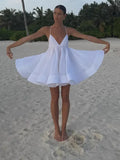 Fongt Women's New Slings Deep V-Necked Backs Of The Pontonese Dress
