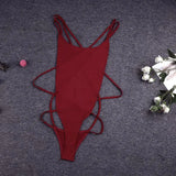 Explosion Jumpsuit Hot Sale Sexy Open Shoulder Repair Body Strap With Jumpsuit Beach Swimsuit Bikini