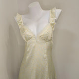 Fongt Ear Side Sexy Bare Back Pyjamas High-End Feeld Pyjamas Slings Pure Lust Wind Braid Sexy Sleeping Skirt