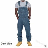 Fongt New Spring And Autumn Trend Men's Cowboys Evening Fashion Multi-Pocket Loose Solid Color Casual