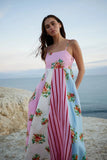 Fongt Years New Sling Graffiti Print Large Hem Dress-88245-Outfit