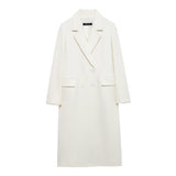 Fongt New Blended Double-Dbutled Long Coat 9231756
