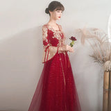 Fongt Women Toasting Clothes 2025 New Fat Sister Bride Married Back Door Dress Usually Wear A Dress