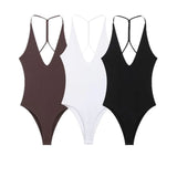 Fongt Women's Clothing 2025 New Fashion Simple Body-Suited Slings