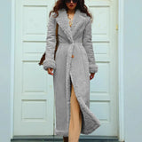 Fongt Autumn And Winter Thick Women's Coat Wish Lengths Warm Coat Large Anti-Freeze Cotton Jacket