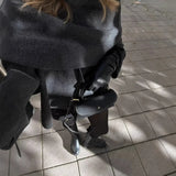 Fongt New Women's Dress With Asymmetrical Scarf Short Knitted Coat