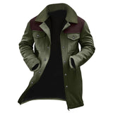 Fongt Autumn And Winter Men's Coat Velvet Jacket Multi-Pocket Coat 11-Colored Dorma