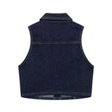 Fongt New Denim Vest 8228024 With Belt Horn Jeans 7484051