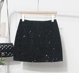 Fongt Dress Skirt Girl Babes A Small Silver Shiny Light Short Skirt 8258