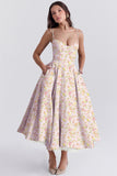 Fongt New Summer Senior Sense Princess Dress French Mesh Swing Double Sling Dress Woman