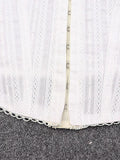 Lace Trim Strapless Corset Top-Outfit