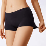 Summer Safety Short Panties Ice Silk Underpant Seamless Anti-glare Ladies Pants Girl Boxer Briefs Cozy Female