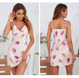 Summer Sexy Ice Silk Pajamas