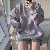 Fongt Cotton Autumn 2023 New Korean Version Loose Sleeve Long Sleeve Hoodie Female Student Thin Coat Coat