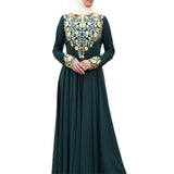 Fongt Spring New Long Dress Leisure Middle East Simple National Style Fashion
