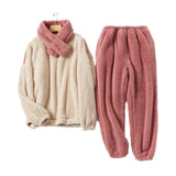 Long Sleeve Terry Ladies Pijama Suit 2