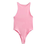 2024 New Ins Style Sexy Tight-Fitting Vest Women's Sleeveless Jumpsuit Trend-Outfit