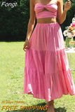 Off The Shoulder Long Dress Two Pieces Sets Women Summer Sexy Sundress Beach Bohemian Floral Holidy Maxi Dresses