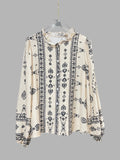 Fongt # New Women's Temperament Long Sleeve Shirt Elegant Shirt