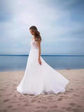 Fongt New Lace Chiffon Dress Ball White Evening Dress Open Dress