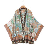 Fongt Phoenix Flower Printed Sweater Women's Cotton Jacket Jacket 0001