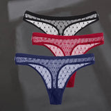 Sexy Perspective G-String Women's Panties Woman Thong Low-waist Underpants Hollow Out T-back Female Underwear