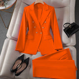 Fongt Suit Retro Coat Stylish 2025 Spring And Autumn Women's Korean Edition Casual Design Serie Swear Set
