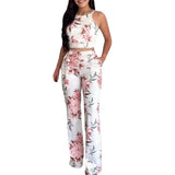 Fongt New Urban Casual Print Women's Trousers Suit