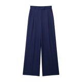 Fongt Spring New Folding Wide Leg Trousers 8372124