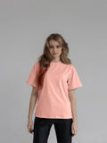 Fongt Cotton Collar Solid Color T-Shirt Girl 2025 Spring And Summer New Hot Cotton Short-Sleeved Top