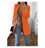 Women's Blazers Jacket Plus Size 4XL 5XL Spring Autumn Jacket Oversize for Woman Office Long Sleeve Coat Casual Clothes