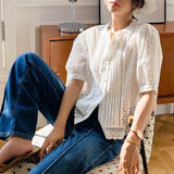 French Style Design Shirt Half Sleeve